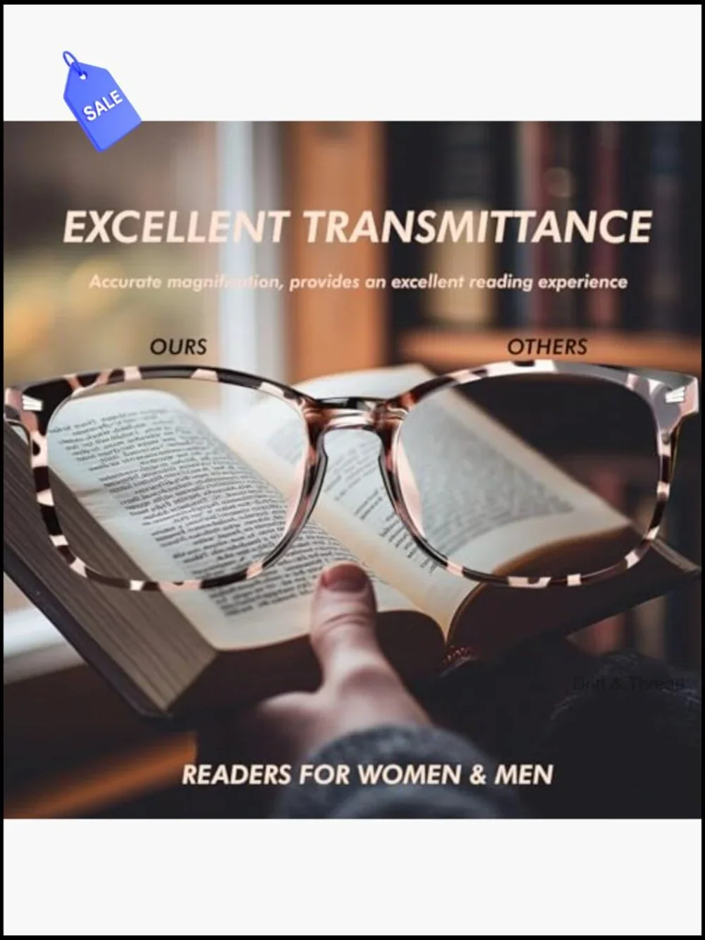 5 Pack Blue Light Reading Glasses 1.5 Power Readers for Men Women